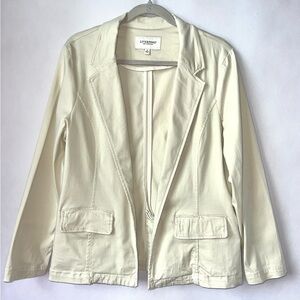 Liverpool Los Angeles Blazer Womens Open Tan Jacket Size M